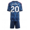 Arsenal Noni Madueke #20 Bortedraktsett Barn 2025-26 Kortermet (+ Korte bukser)